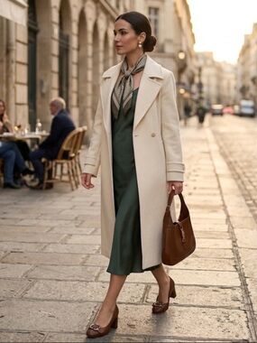 Gucci | Brown Leather Heeled Pumps with GG Buckle 38